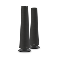 Harman Kardon Citation Tower - Black - Smart Premium Floorstanding Speaker that delivers an impactful performance - Hero